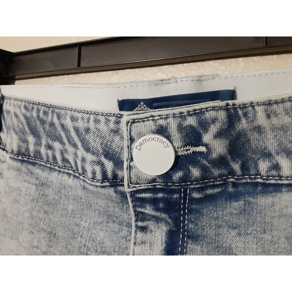 DEMOCRACY | Plus Ab Solution Skirt With Frayed Hem Various Size 24 W - Picture 4 of 11